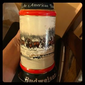 Budweiser 1990 Stein collectors edition series